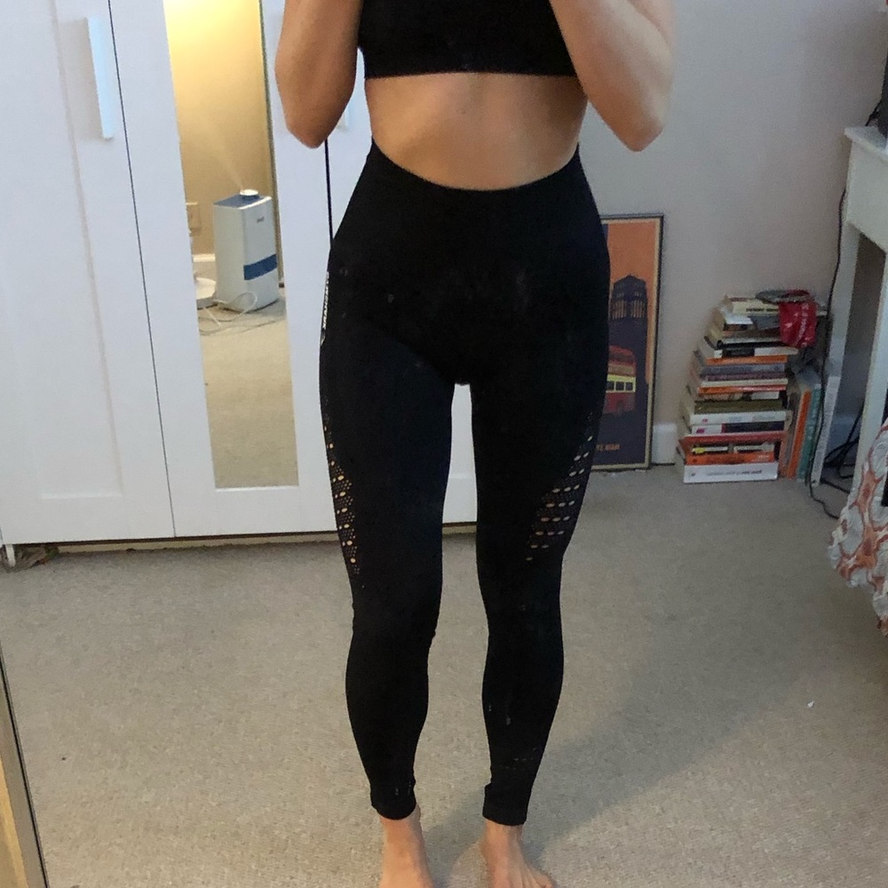 Gymshark High Waisted Black Energy Seamless Tights